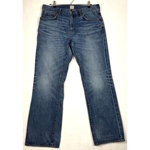 J.Crew Men's Jeans 36x32 Vintage Bootcut Blue‎ Denim